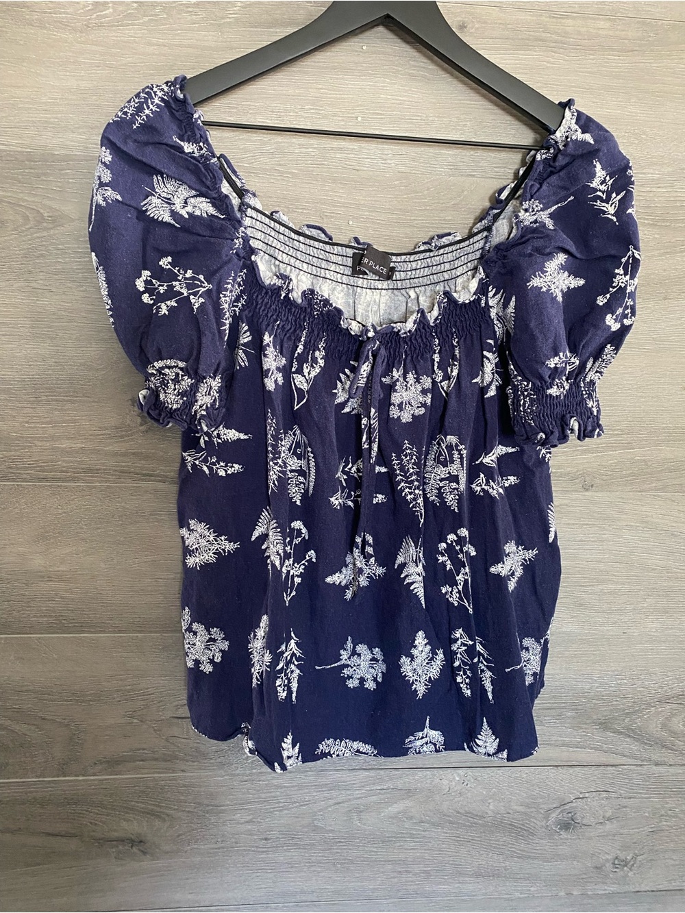 Pomander Place Botanical Print Blouse